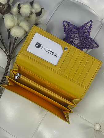 LACCOMA кошелек LA-8074-желтый LACCOMA кошелек LA-8074-желтый