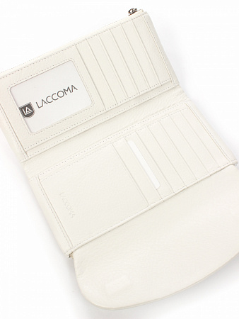 LACCOMA кошелек LA-1088-белый LACCOMA кошелек LA-1088-белый