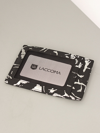 LACCOMA кредитница LA-6888-черный-серебристый LACCOMA кредитница LA-6888-черный-серебристый