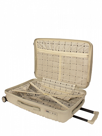 LACCOMA чемодан ПП808-28-Серо-бежевый