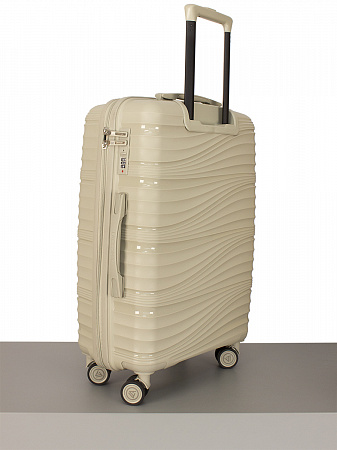 LACCOMA чемодан ПП808-24-Серо-бежевый
