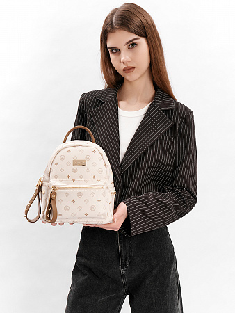 LACCOMA рюкзак AC7302-фигурки кремовый