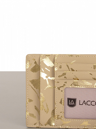LACCOMA кредитница LA-6888-бежевый-золотой LACCOMA кредитница LA-6888-бежевый-золотой