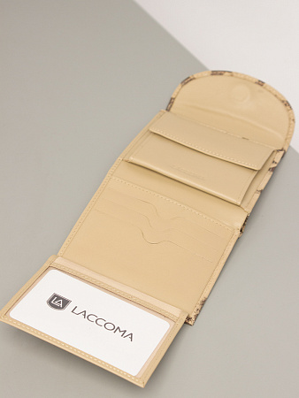 LACCOMA кошелек LA-2075-бежевый-бронзовый LACCOMA кошелек LA-2075-бежевый-бронзовый